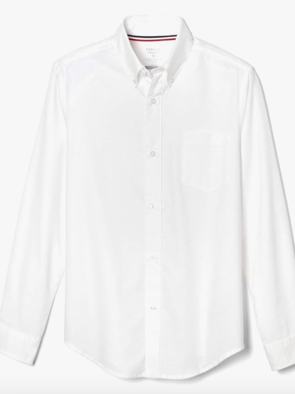French Toast Boy’s Cotton-blend White Dress Shirt Size 16